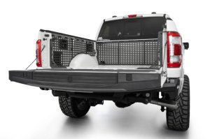 Ford F-150 Bed Side Molle Panels - Driver Rear - Addictive Desert Designs - Hammer Black - `21-`25